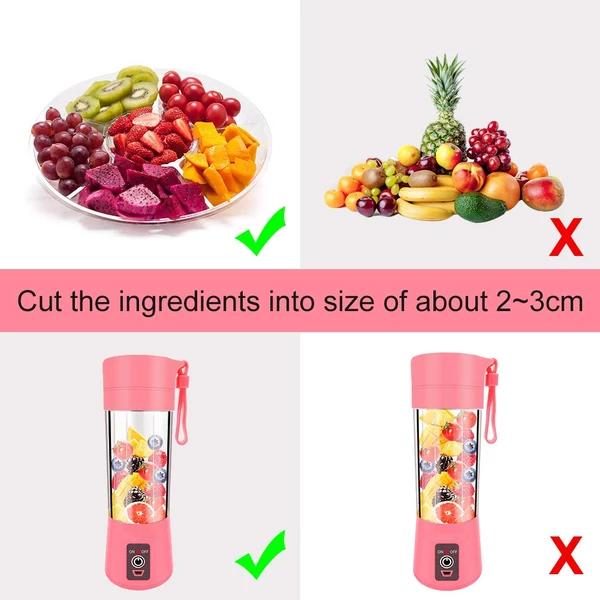Portable USB 6-Blade Electric Juicer
