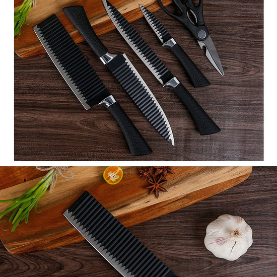 6PCS Stainless Steel Kitchen Knife Set