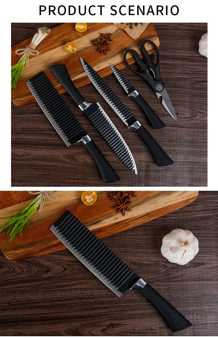6PCS Stainless Steel Kitchen Knife Set