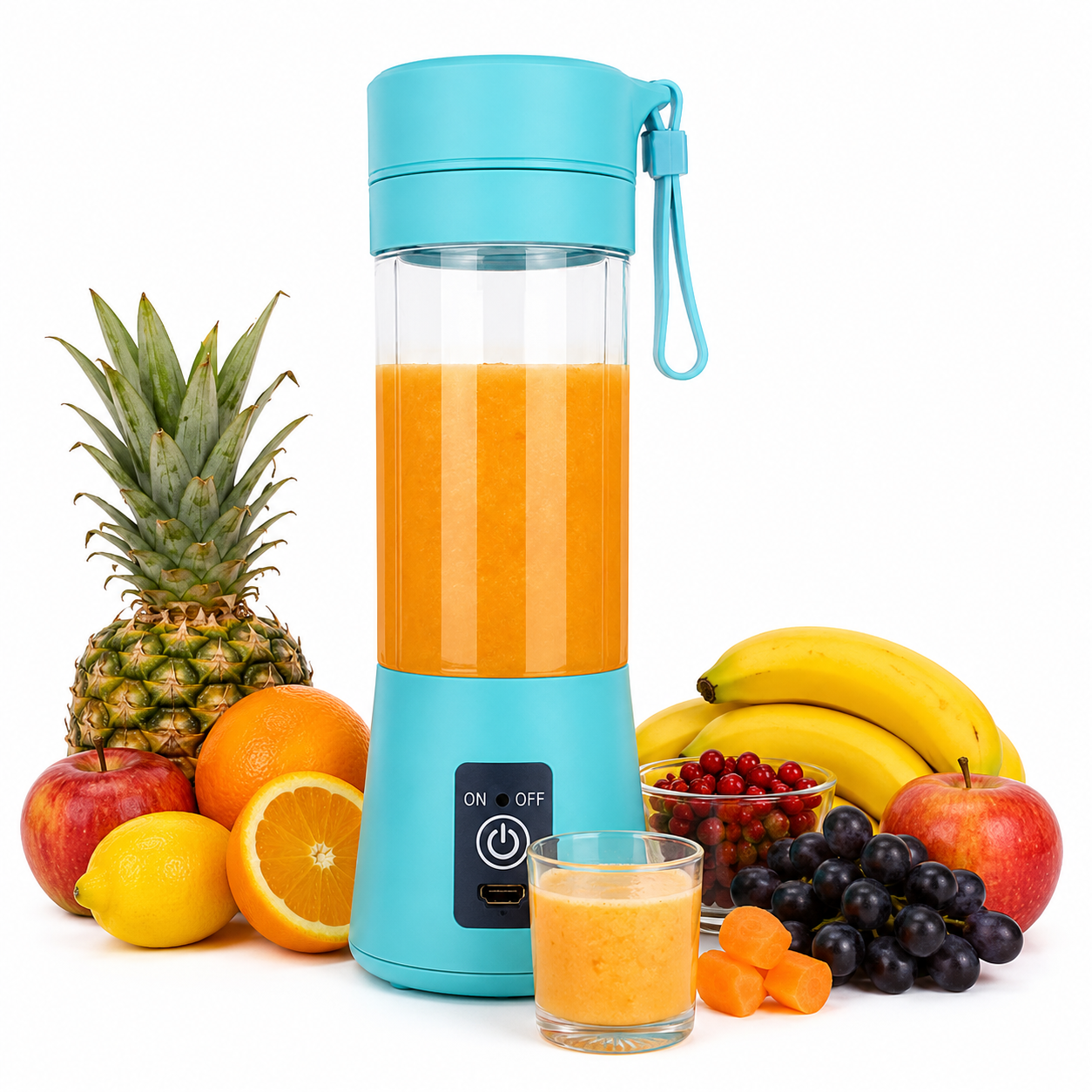 Portable USB 6-Blade Electric Juicer