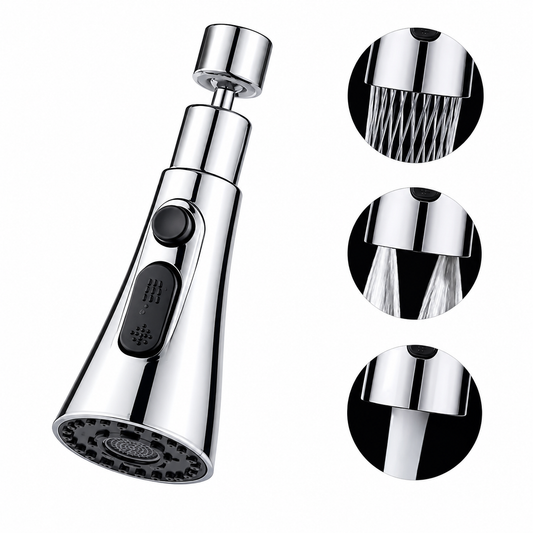 3-Function Pull-Down Kitchen Faucet