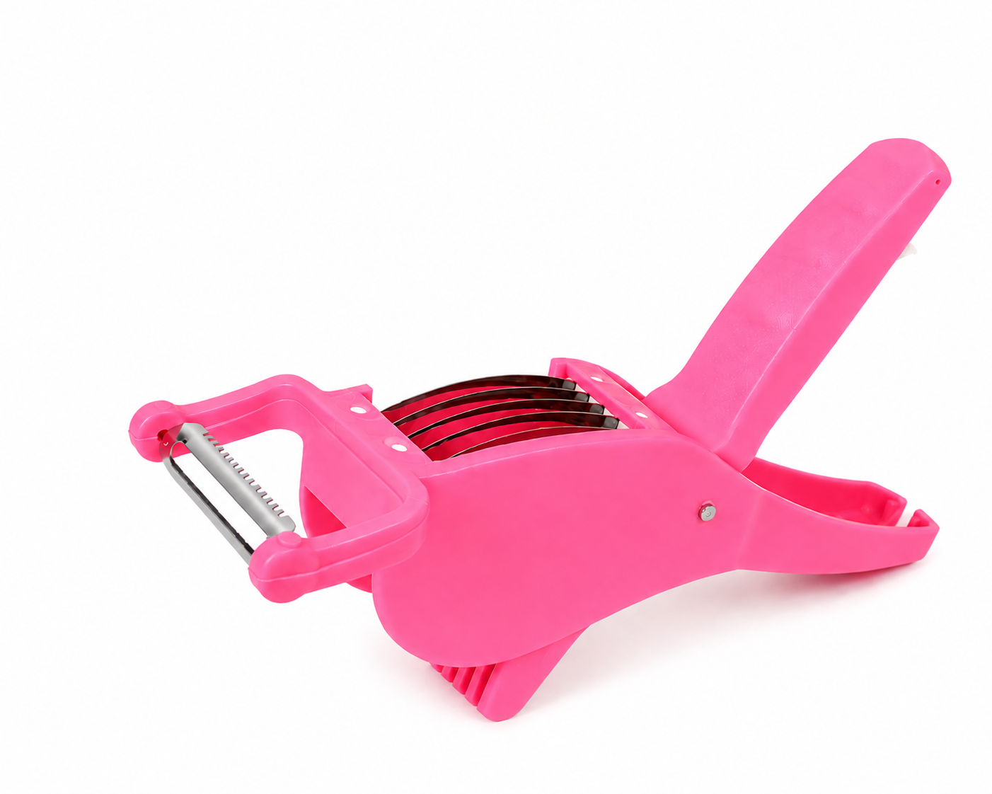 2-in-1 Vegetable & Fruit Cutter – 5 Blades