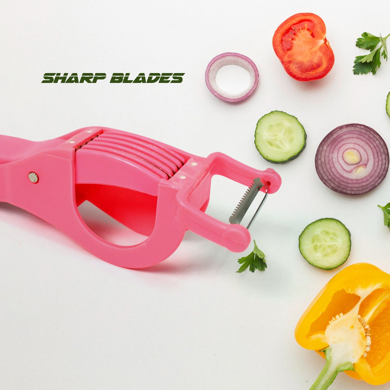 2-in-1 Vegetable & Fruit Cutter with Peeler