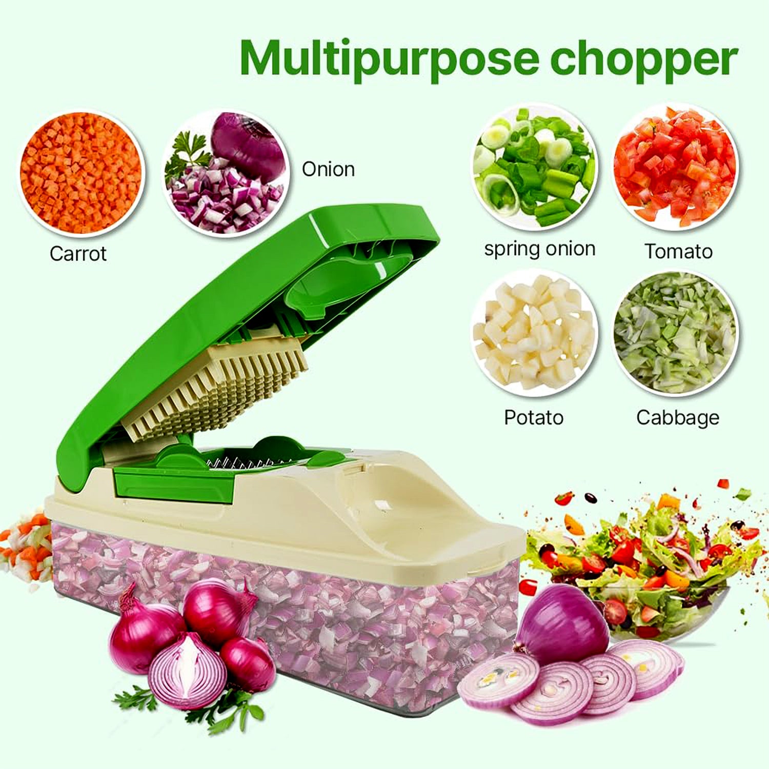 4-in-1 Multipurpose Vegetable Chopper