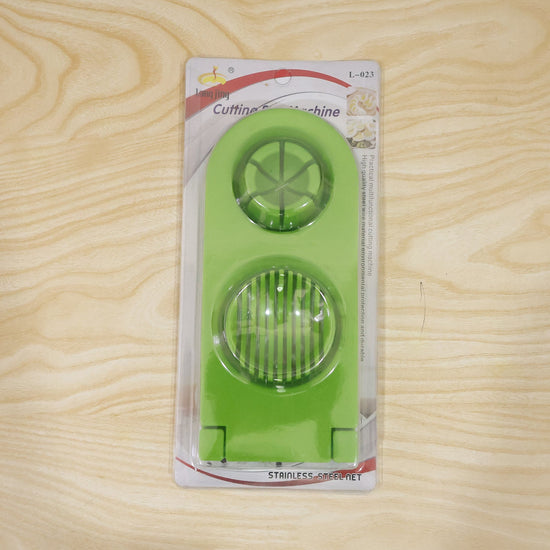 2 In 1 Egg Slicer And Wedger Stainless Steel Wire Boiled Egg Cutter (1 Pc)