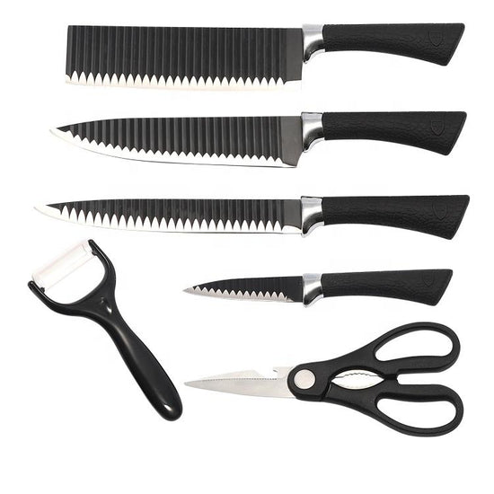 6PCS Stainless Steel Kitchen Knife Set